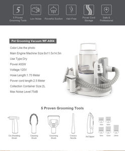 Kit de toilettage professionnel <span class=keywords><strong>pour</strong></span> animaux de compagnie, <span class=keywords><strong>aspirateur</strong></span> silencieux <span class=keywords><strong>pour</strong></span> chiens et chats, <span class=keywords><strong>brosse</strong></span> de toilettage <span class=keywords><strong>pour</strong></span> animaux, outil <span class=keywords><strong>pour</strong></span> enlever les poils <span class=keywords><strong>pour</strong></span> chiens et chats - Product Image 6
