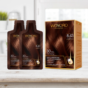 Shampoo colorante per capelli a basso contenuto di ammoniaca non allergico a lunga durata più venduto con colore <span class=keywords><strong>biondo</strong></span> <span class=keywords><strong>rame</strong></span> - Product Image 6