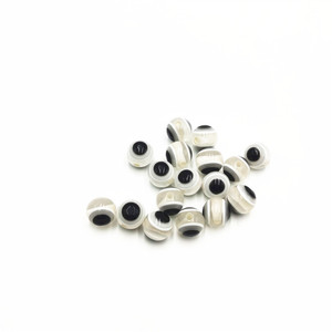 Perles en résine rondes de 10mm, couleurs mélangées, matériau de perlage durable pour accessoires vestimentaires, paquet de 100 pièces - Product Image 2