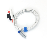 LEMOS 6Pin to Blood Oxygen Sensor Adult Finger Clip SPO2 Adult Sensor Cable compatible pour Mindrays