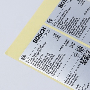 CuộN Miếng Dán Cắt Chết Lá Bạc Dây In Tùy Chỉnh Nhãn Mã Vạch Pet Màu Bạc Miếng Dán Bạc Có Số - Product Image 4