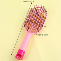 Peigne à dents larges confortable pour femmes, peigne à perruque, brosse à cheveux pour femmes