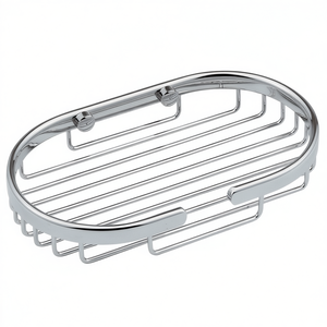 Jabonera Ovalada 160x34x100 mm Acabado Cromado Accesorio de Baño - Product Image 3