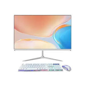 Best 27'' Desktops Computer Pc Core I7 8700 DDR4 8GB M.2 128G SSD Computer All In 1 With DVD PC Gamer