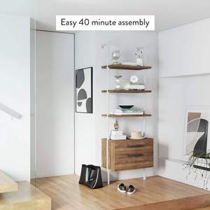 Rak buku Panel Modern rak tampilan penyimpanan bingkai baja industri untuk rumah kantor Hotel berdiri berdiri buku tampilan - Product Image 6