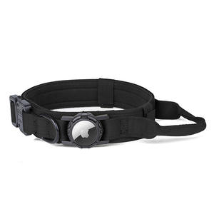 Collar Táctico <span class=keywords><strong>de</strong></span> Nailon <span class=keywords><strong>de</strong></span> Alta Resistencia para Perros con GPS, Diseño 2026, con Soporte para Airtag y Cierre <span class=keywords><strong>de</strong></span> Hebilla, Patrón Sólido - Product Image 3