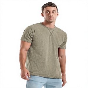 T-shirts pour hommes à manches courtes très tendance, en coton et polyester, prix de gros abordable, coupe classique, lavables - Product Image 1