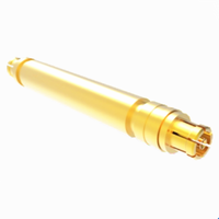 Adaptateur Bullet RF plaqué or 50 Ohms ELT SSMP, connecteur mâle vers mâle, carte à carte