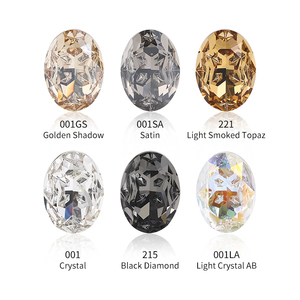 Xichuan ovale étoile météorite série 10*14mm/13*18mm K9 verre Pointback cristal pierres strass pour <span class=keywords><strong>la</strong></span> fabrication de bijoux vêtement - Product Image 2