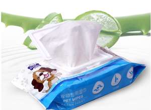 Lingettes humides personnalisées pour le nettoyage des yeux et des oreilles des animaux de compagnie, pour chats et chiens de tous âges - Product Image 1