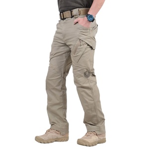 Pantalon tactique IX9 pour hommes, entraînement en plein air, décontracté, multi-poches, solide, séchage rapide, respirant, protection UV - Product Image 1