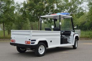 Voiture de <span class=keywords><strong>patrouille</strong></span> électrique et voiturette de golf LEIBIN à longue autonomie pour 2 personnes avec boîte de chargement et <span class=keywords><strong>camion</strong></span> utilitaire - Product Image 2