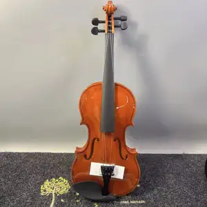 Precio barato de fábrica brillo mate llama Arce cara abeto violín alemán 4/4 al por mayor