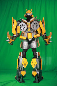 Disfraz de Robot <span class=keywords><strong>Transformer</strong></span> para Fiestas y Cosplay, Traje Clásico de <span class=keywords><strong>Bumblebee</strong></span> para Actuaciones en Escenario - Product Image 2