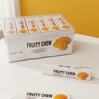 Fruity Chew Mango Flavor Cartoon Gummy Candy Chewy Soft Candy Sugar Multi-Colored Box Packaging Wholesale