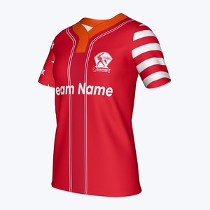 <span class=keywords><strong>Camiseta</strong></span> de Béisbol Bordada al por Mayor, Sublimada con Diseño Personalizado, Lisa, de Alta Calidad, Fabricada en China, para Jóvenes y Mujeres - Product Image 5