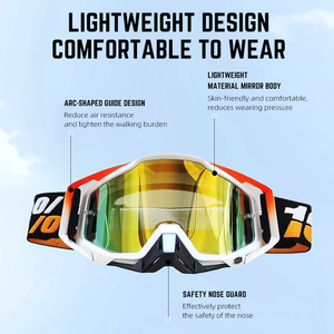 <span class=keywords><strong>Gafas</strong></span> de Esquí Antiviento para Deportes al Aire Libre que Cambian de Color <span class=keywords><strong>Gafas</strong></span> Antipolvo para Motocicleta Cross-Country para Montar y Ciclismo - Product Image 6