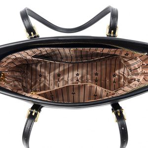 Hot Sale Black PU Tote Bag for Women Ladies Shoulder <b>Handbag</b> Polyester Lining Wholesale <b>Big</b> Totes.52901 - Product Image 2