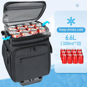 <span class=keywords><strong>Rolling</strong></span> Tackle Box con dispositivo di raffreddamento, borsa da pesca grande con ruote per 5 vassoi (vassoi non inclusi) - Product Image 2