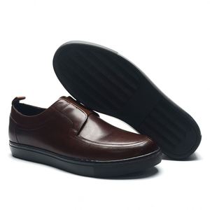 Nueva Tendencia Otoño Zapatos Oxford para Hombre - Mocasines de Cuero Sin Cordones - Negros Impermeables Transpirables - para Bodas Fiestas Oficina Uso Casual - Product Image 5