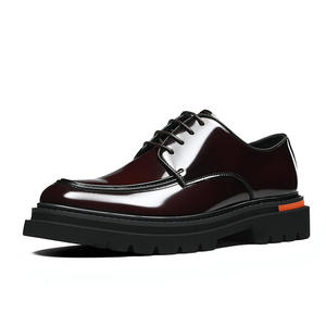 รองเท้าหนังแท้ทำมือ สไตล์คลาสสิก ลำลอง ธุรกิจ และทางการ สำหรับผู้ชาย รองเท้าหนังวัวเนื้อนุ่มที่มีการระบายอากาศได้ดี - Product Image 5