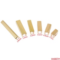 Clips de queue en métal de différentes tailles en alliage de zinc avec fermeture éclair clip d'extrémité sac à main matériel de vêtement sangle décoration fin queues boucle de vente en gros