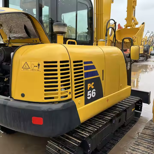 Excavatrice Komatsu PC56 d'occasion à prix compétitif à l'état neuf avec composants centraux moteur boîte de vitesses pompe à engrenages prête à vendre - Product Image 1