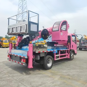 Vehículos de Trabajo Aéreo de Alta Seguridad HOWO ISUZU 100P 4x2, Camión Grúa con Brazo Articulado y Elevador de 28 m - Product Image 4