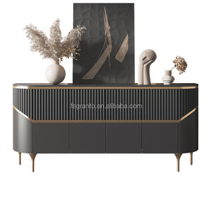 סלון ביתי מינימליסטי ריהוט חדר אוכל צד ארון אחסון מטבח השיש העליון קונסולה שולחן - Product Image 6