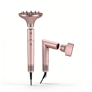 Sèche-cheveux <span class=keywords><strong>brosse</strong></span> 5 en 1, styler à air chaud tout-en-un avec <span class=keywords><strong>brosse</strong></span> <span class=keywords><strong>soufflante</strong></span>, peigne à air chaud, outils de coiffage multifonctionnels - Product Image 2