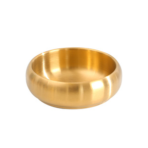 ชามสแตนเลส 304 ทรงโค้งสองชั้น สำหรับข้าว อาหารว่าง อาหารเจ แบบญี่ปุ่น - Product Image 5