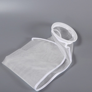 Pure Health Nylon <b>Mesh</b> Filter Bag Size 2 With <b>Plastic</b> Ring For Liquid Filtration - Product Image 2