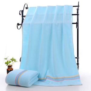 Lot de serviettes de bain jacquard compressées 100 % coton pur de luxe, séchage rapide, couleur unie, vente en gros du fabricant, nouveauté - Product Image 2