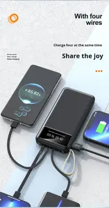 <span class=keywords><strong>Cargador</strong></span> Portátil con Cable Integrado de 20000 mAh con Soporte para Teléfono - Product Image 4