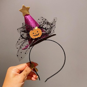 Serre-tête lumineux en plastique avec nœud papillon pour Halloween, accessoires de costume amusants, accessoires photo, décoration de cheveux - Product Image 3