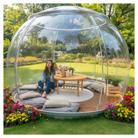 Dôme transparent en mousse PC pour hôtel, abri de glamping extérieur préfabriqué, étanche et économique