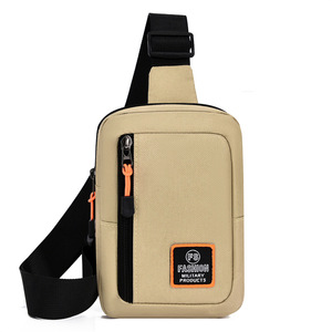 Mini Men's Crossbody Bag Oxford Cloth Water Resistant Casual Shoulder Bag For Commuting Travel Phone Storage Green Black Gray - Product Image 5
