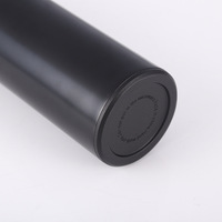 Gobelet en acier inoxydable isolé écologique de 500ml couvercle LED capacité d'eau chaude à boire directe gobelet de voyage bouillant laser