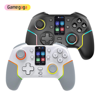 Control Inalámbrico para Juegos STK-7052P con Pantalla Inteligente, Luces RGB, Efecto Hall, Batería Ecológica de 1000mAh, Joystick para Móvil y PC