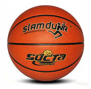 Balón de Baloncesto de PVC Sintético con Cámara de Goma, Antideslizante, con Logotipo Personalizado Impreso, para Competencia, Venta al Por Mayor - Product Image 1
