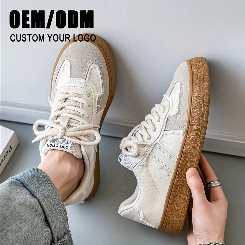 Top Quality Custom Skateboard Shoes Manufacturer Wholesale Fashion Casual Zapatillas Flat Men Canvas Sneakers
