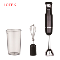 Mixeur à main avec commande par bouton-poussoir, 500W, boîtier en plastique, anti-fuite, pour smoothies