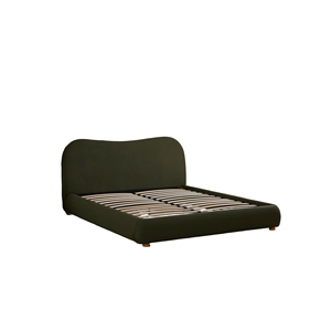 Muebles de diseño moderno Cama de madera con funda Cómoda cama de madera profesional - Product Image 1