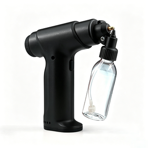 Compresseur d'aérographe en cuivre pour l'art capillaire, la <span class=keywords><strong>peinture</strong></span> automobile, la construction de maquettes - Kit d'aérographe portable sans fil USB personnalisé pour barbier - Product Image 6
