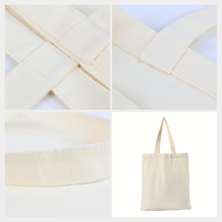 Bolsas de Lona Reutilizables Personalizadas Promocionales al por Mayor Gahumi, Bolsas de Mano de Lona de Algodón Lisas de 12/14/16 oz