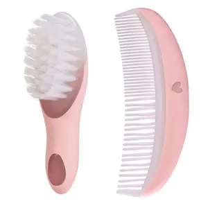 Easy Grip Baby Hair Brush and Comb Set for Newborn