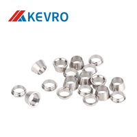 Férulas de Sellado Delanteras y Traseras SS316 de 1/4\", Compatibles con Muchos Accesorios de Acero Inoxidable