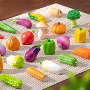 Accesorios decorativos de bolsa sorpresa para casa de muñecas, modelo en miniatura de <span class=keywords><strong>comida</strong></span> vegetal simulada de gran tamaño, para bricolaje y micropaisajes. - Product Image 1