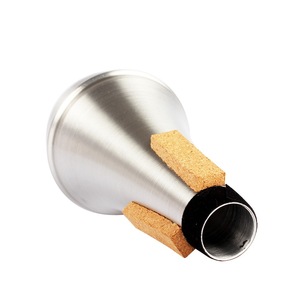 Silenciador Profesional Ligero de Aluminio Plateado para Trompeta, Corneta, Tenor y Soprano de Rango Medio, para Práctica - Product Image 3