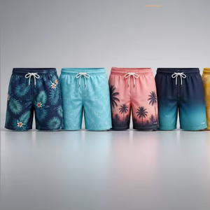 Celana Pantai Pria Sublimasi Custom, Cepat Kering, Bernapas, Menyerap Keringat - Product Image 1